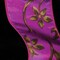 The Ribbon People Pink and Gold Taffeta Swirl Wired Craft Ribbon 2.5" x 20 Yards